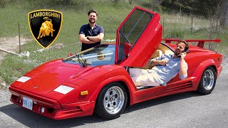 Lamborghini Countach Review  Wolf Of ALL Streets [upl. by Hephzipa904]