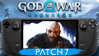 God of War Ragnarok Steam Deck  NEW PATCH 7  FSR 31  SteamOS 36 [upl. by Matelda]