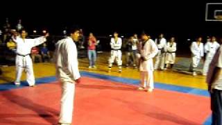 KarateDO vs taekwondo kumite en equipo 55 [upl. by Andrej]