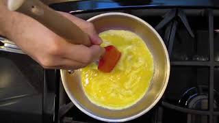 Scrambled Eggs Using Stainless Steel Pan [upl. by Anelahs660]