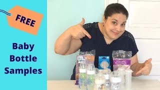 Free Baby Bottles  Avent Dr Browns Munchkin MAM bottles [upl. by Parhe]