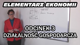 ELEMENTARZ EKONOMII  odc3 Działalność gospodarcza [upl. by Aziaf]