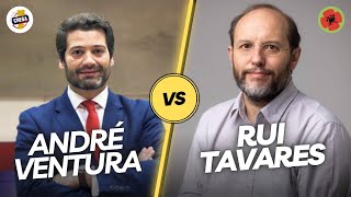 ANDRÉ VENTURA CHEGA vs RUI TAVARES LIVRE  DEBATES LEGISLATIVAS 2024 [upl. by Murdocca509]