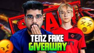 TenZ  Valorant Skins Giveaway Scam on Youtube 😱 [upl. by Veejar867]