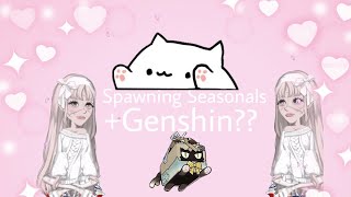 Spawning MSP Seasonals  Genshin Comms [upl. by Laen895]