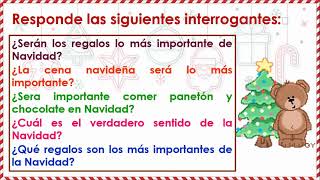 Reflexionamos el verdadero sentido de la Navidad en familia [upl. by Hochman52]