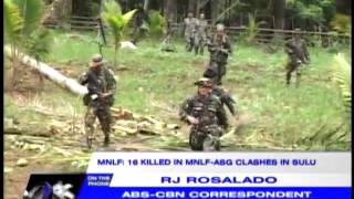 22 dead in Abu SayyafMNLF clashes military [upl. by Kirchner]