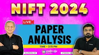 NIFT 2024 Live Paper Analysis amp Solutions  Expert Insights on NIFT 2024 Questions  CreativeEdge [upl. by Kung]