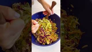 Ramen Asian Coleslaw Recipe [upl. by Walford]