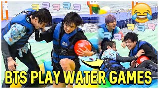 BTS Play Water Games In Run BTS [upl. by Koh677]