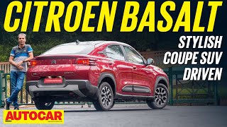 2024 Citroen Basalt review  CoupeSUV under Rs 10 lakh  First Drive  Autocar India [upl. by Essie691]