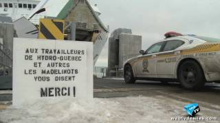 230212 Tempête de verglas aux ÎlesdelaMadeleine [upl. by Ainav]