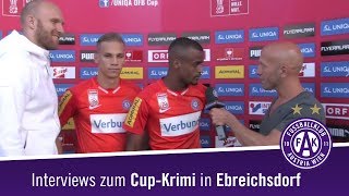 LiveInterviews nach ASK Ebreichsdorf  Austria Wien [upl. by Cynar]