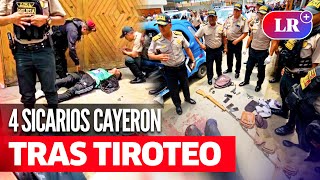 Chincha Policía CAPTURÓ a CUATRO SICARIOS tras FEROZ PERSECUCIÓN y TIROTEO  LR [upl. by Ravilob]