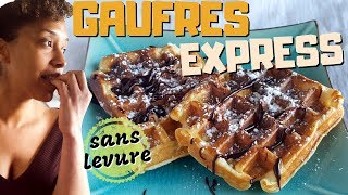 Recette des GAUFRES LÉGÈRES SANS LEVURE Pour Un Goûter Express  Spicynthia [upl. by Andert]