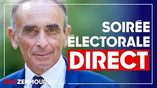 Eric Zemmour  Soirée Électorale  Élection Présidentielle 2022 EN DIRECT 🔴 [upl. by Amathiste]