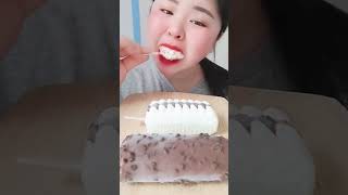 ASMR eating ice cream [upl. by Lorollas]