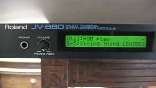 Roland JV880 Multi Timbral Synthesizer Module Demo Songs [upl. by Hacker]