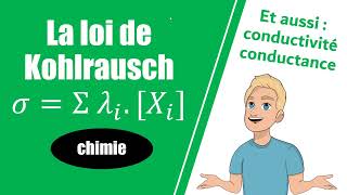 Conductivité dune solution et loi de KOHLRAUSCH  Chimie  Terminale [upl. by Anilag]