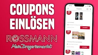 Rossmann App Coupons einlösen Anleitung  Wie funktioniert die Rossmann App [upl. by Ecitnerp977]