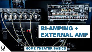 EXTERNAL BIAMPING  Home Theater Basics  How To  HiFi Audio [upl. by Anovahs]