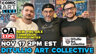 Comic Art LIVE Fall 2024  DiTullio Art Collective PreOAX Commission Spotlight [upl. by Bremen]