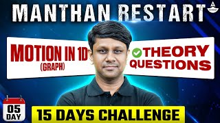 Motion in One Dimension Class 11 NEET 2025  15 Days Challenge  Manthan Restart  GAURAV GUPTA [upl. by Steinman738]