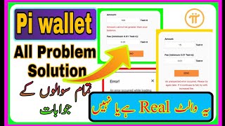 Pi wallet Error Solve  All problem solution  How solve Pi wallet Error [upl. by Atinev]