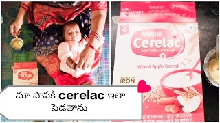 6th month baby cerelac preparationhome made cerelacJyoshnatalks [upl. by Trebron]