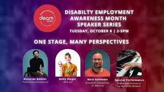 Disability Employment Awareness Month Speaker Series  Calgary [upl. by Etterraj]