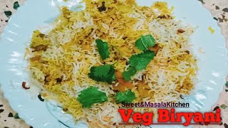 Veg Biryani Masala  North Indian Vegetable Biryani  Veg Dum Biryani  SweetMasalaKitchen [upl. by Zoeller]