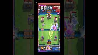 Now this the real war of luck Spell cycle clashroyale viralvideo [upl. by Twedy]