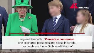 Giubileo di platino regina Elisabetta quotcommossa e onorataquot [upl. by Eidnil]