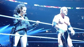 Triple H makes his entrance at ATampT Stadium WrestleMania 32 only on WWE Network [upl. by Anerahs]