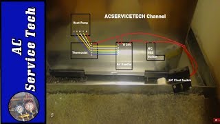 HVAC Installation Training Basics for Condensate Safety Switches Low Voltage Wiring Drain Trap [upl. by Annid]