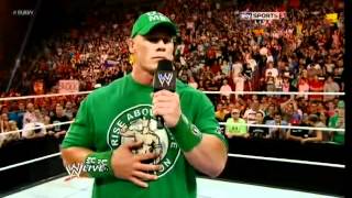 Brock Lesnar Returns to WWE and F5 John Cena [upl. by Erlene]