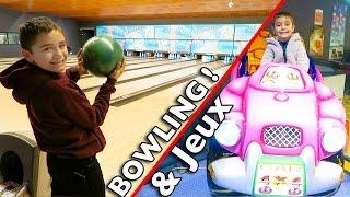 VLOG  DÉFI BOWLING Mère VS Fils amp Salle de Jeux [upl. by Fulbright]