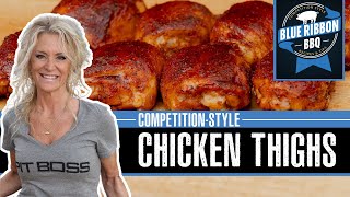 CompetitionStyle Chicken Thighs with Hall of Fame Pit Master Lee Ann Whippen  Pit Boss Grills [upl. by Tica]