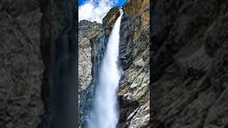 Vasudhara FallsBadrinath shorts ytshorts viralshort trending vasudhara uttarakhand [upl. by Tiersten]