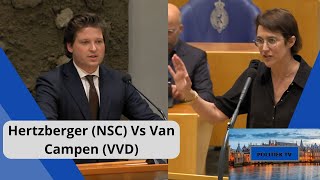 Hertzberger NSC VS VVDer quotHet is ONZIN er zijn GEEN redenen geweest om de GRONDWET te NEGERENquot [upl. by Ellennod129]