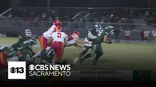 Oakdale vs Manteca  2024 Friday Gameday Week 11 highlights [upl. by Nicodemus958]