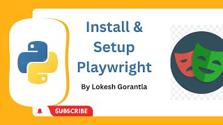 Python Playwright Beginner2023 Part 3 Install and Setup Playwright  Python [upl. by Ehtyde]