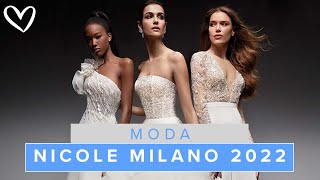 Abiti da sposa  NICOLE MILANO Couture Collezione 2022 [upl. by Ahsirtak]