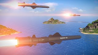 MansupER Brazilian antiship Missile Damage Test and Review modernwarships [upl. by Annaujat]