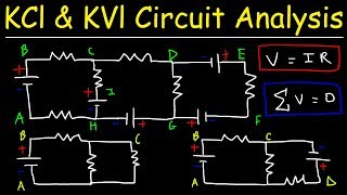 Kirchhoffs Law Junction amp Loop Rule Ohms Law  KCl amp KVl Circuit Analysis  Physics [upl. by Navad791]