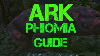 PHIOMIA GUIDE ARK  ARK Survival Evolved [upl. by Tressia]