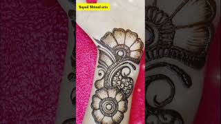 Very beautiful stylish mehndi  ytshorts  youtubeshorts  shorts [upl. by Rube544]