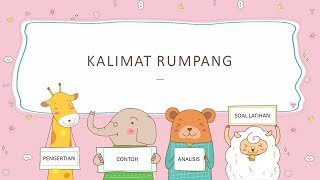 Belajar tentang Kalimat rumpang Disertai contoh soal [upl. by Raclima85]