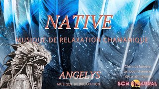 NATIVE titre chamanique avec tambour chamane flûte Amérindienne et chants de lumière [upl. by Bonny]