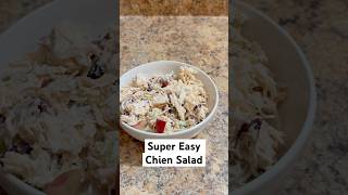 Easy Chicken Salad 🥗  Perfect for Wraps Sandwiches or Snacks [upl. by Emirak]